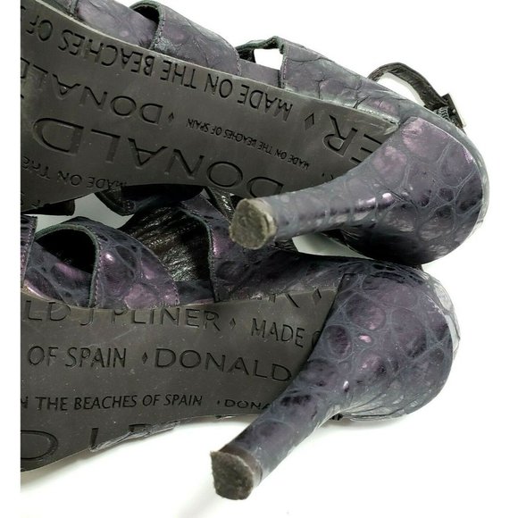 Donald Pliner Platform Strappy Glula High Heels - Picture 6 of 10